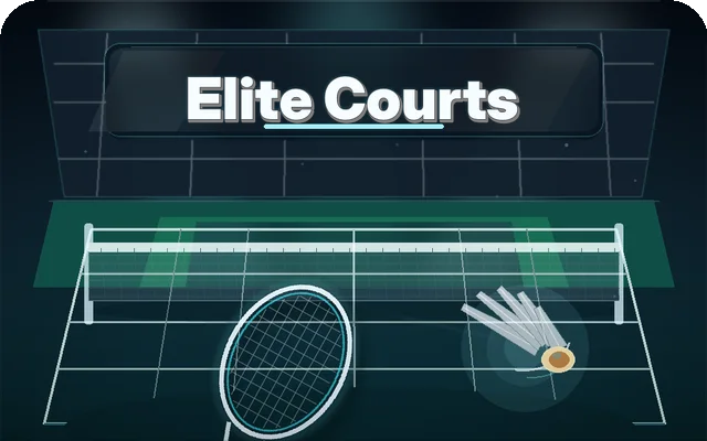 Badminton Court at Elite Courts