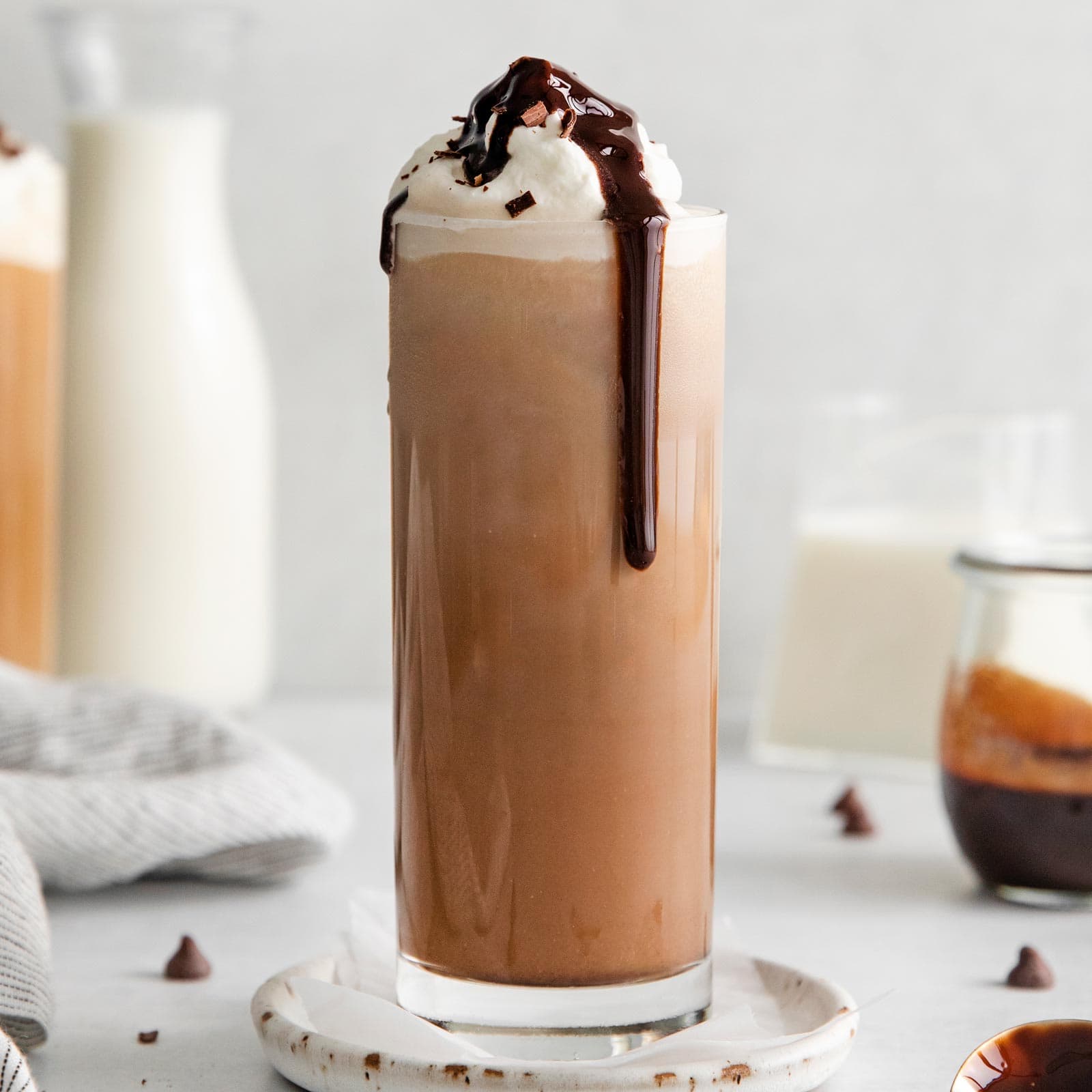 Mocha Iced Latte at Elite Courts